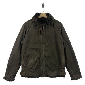Johnbull Kojima ヴィンテージダックキャンバスファージャケット Denim 