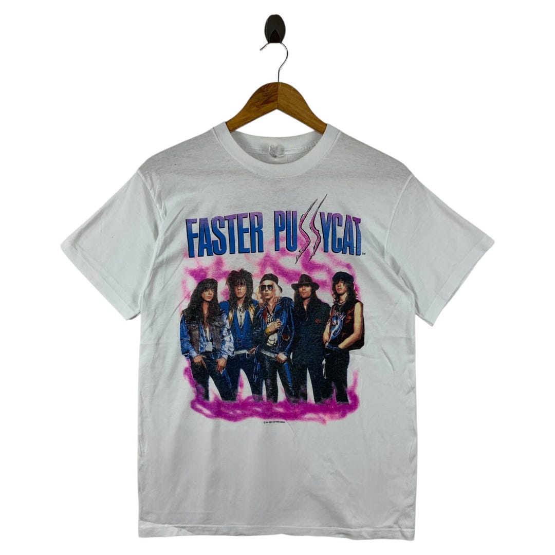ヴィンテージ 80年代 FASTER PUSSYCAT アメリカンロックバンドTシャツ
