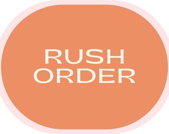 Rush Order add on - Memorial Button Pins or Memorial Refrigerator Magnets