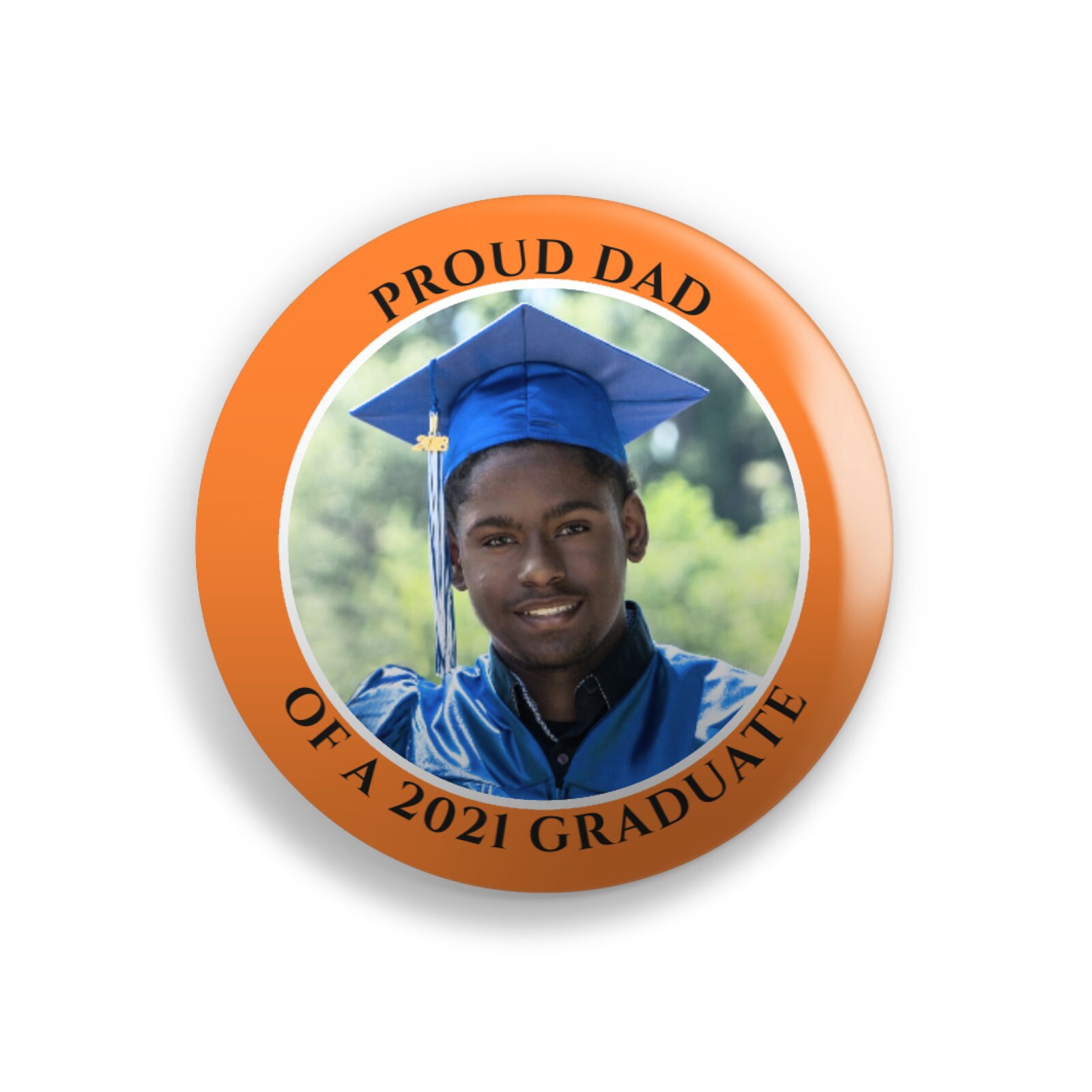 Custom Photo Graduation Button Pins or Keepsake 2021 Etsy