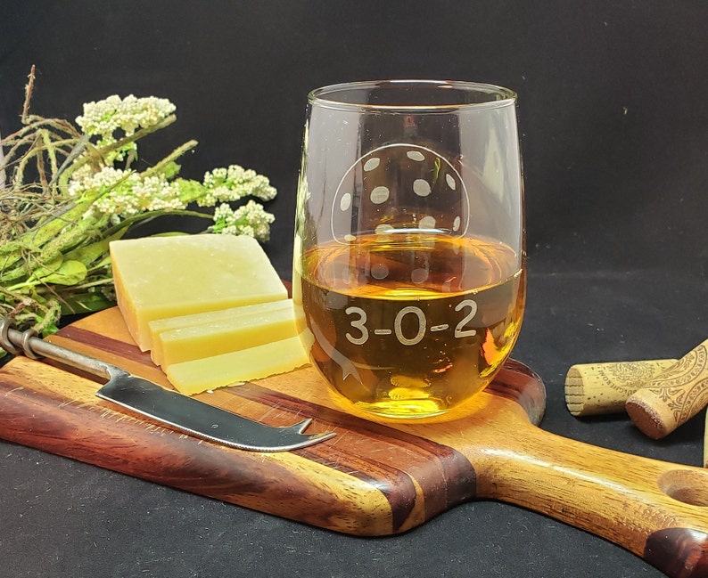 Set of Four Pickleball Wine Glasses With Score Etsy