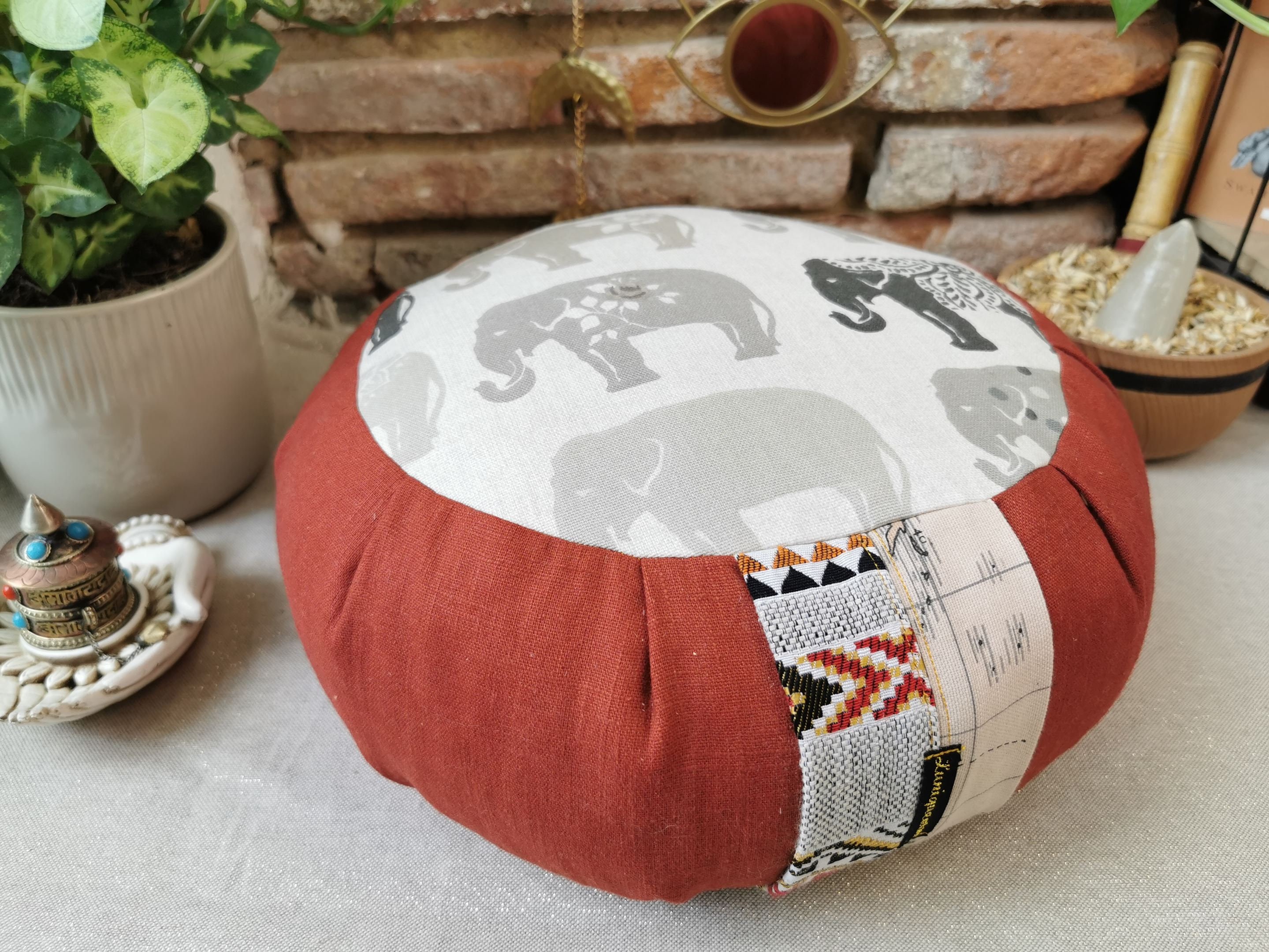 Coussin de Méditation Aux Balles d'épeautre Bio/Zafu Yoga