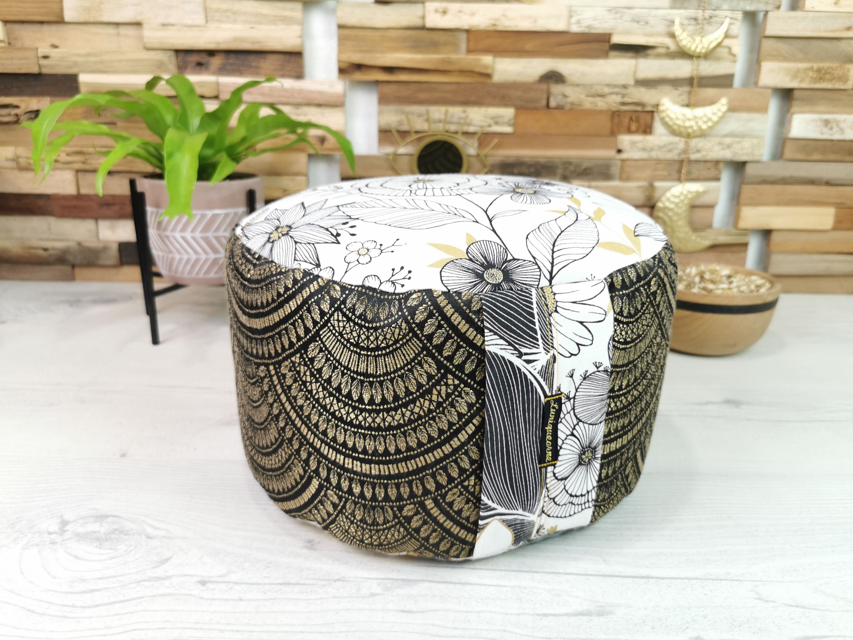 Zafu de Yoga Haut Gamme en Balles d'épeautre Bio/Coussin Méditation