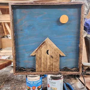 Reclaimed wood art