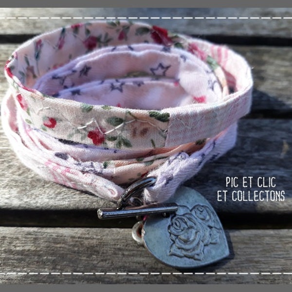 Fabric Wrap Bracelet Etsy