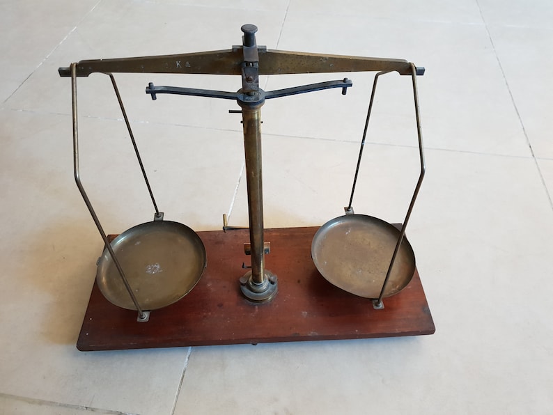 Balance Scale,Pharmacy Scale,Balance,Antique Medical Vintage Scale,Echelles pharmaceutiques,Belgium 1930s/' Apothecary Scale Antique Scale