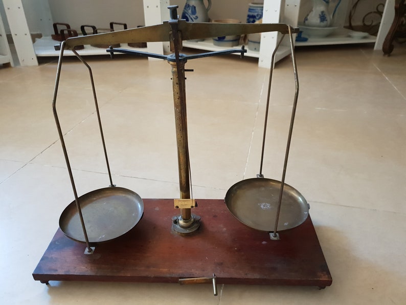 Balance Scale,Pharmacy Scale,Balance,Antique Medical Vintage Scale,Echelles pharmaceutiques,Belgium 1930s/' Apothecary Scale Antique Scale