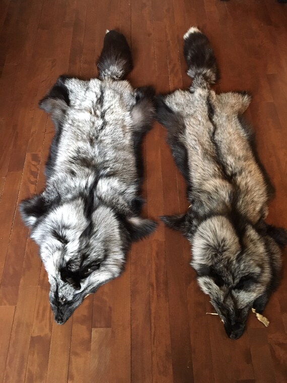 Fourrure De Renard Argente Etsy Fourrure De Renard Argente Etsy