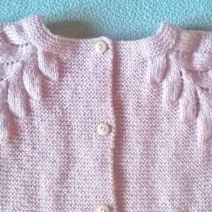 Robe rose pâle pour bébé de 12 mois image 5