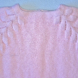 Robe rose pâle pour bébé de 12 mois image 2