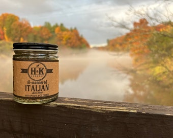 H&K Gourmet Ill-mannered Italian | Gourmet Spice Blend | New Favorite "For Everything" Seasoning | 4oz in Glass Jar | Vegan | Gluten Free