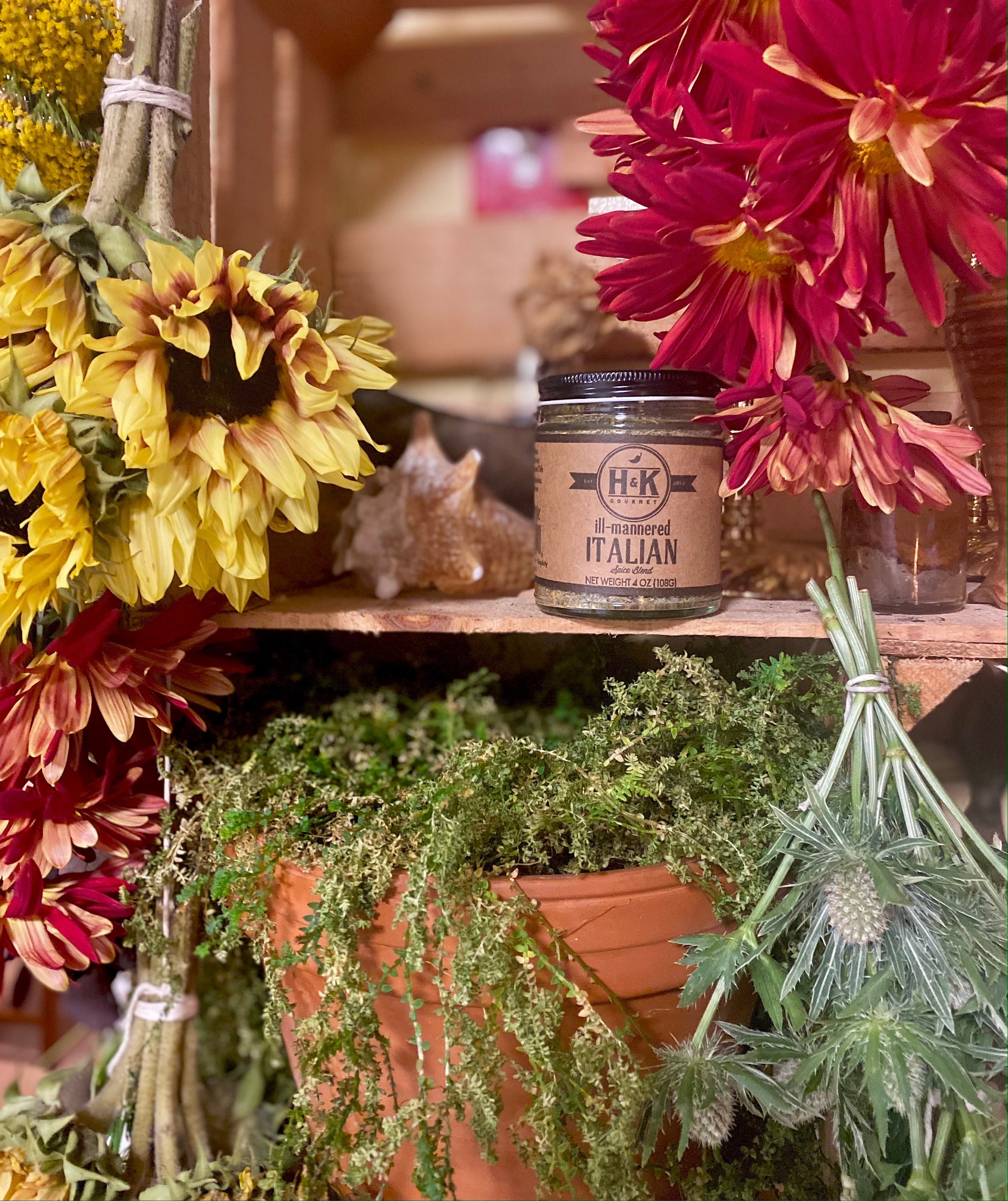 H&k Gourmet | Italienne Mal Élevée Mélange d'épices Gourmet Votre Nouvel Assaisonnement Italien Préf