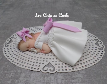 Baby fimo girl baptism dress. A choice.