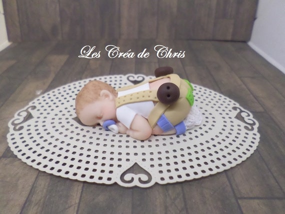 Bebe Fimo Garcon Grenouillere Etsy