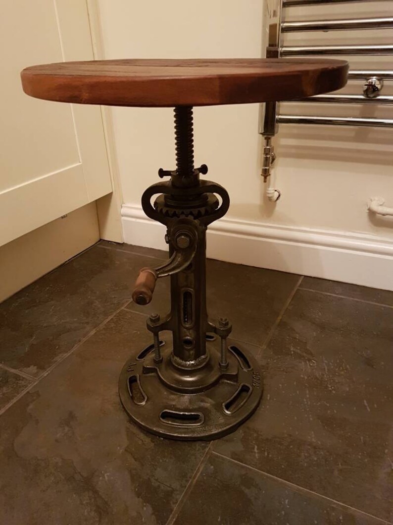 Industrial Style Side Table/bar Table/ Bar Stool With Working Etsy UK
