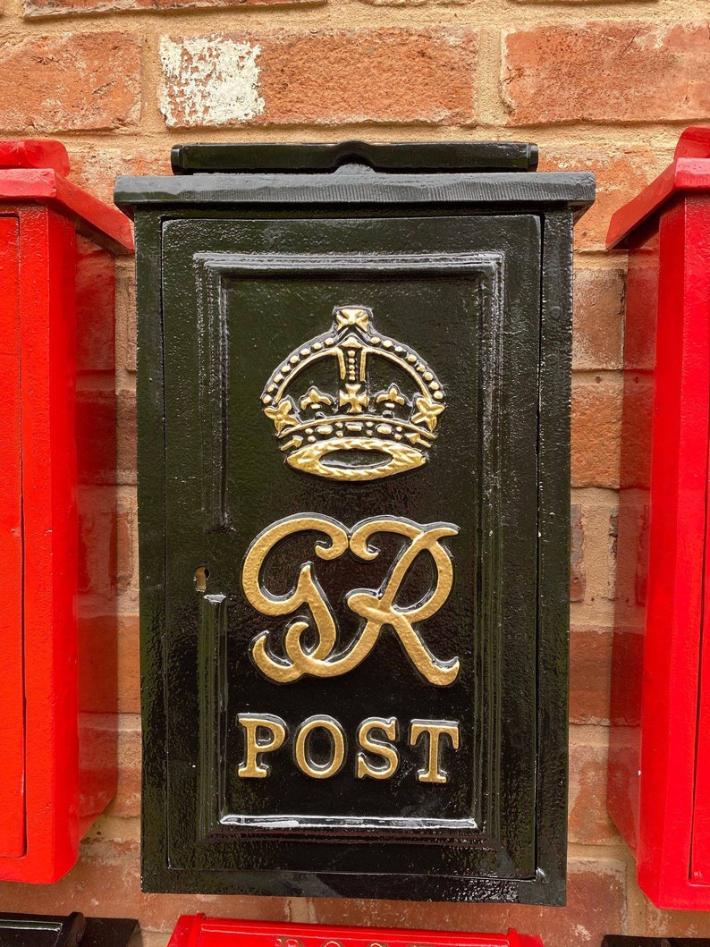 Postbox Cast Iron Royal Mail Wall Box Letter Box Etsy UK