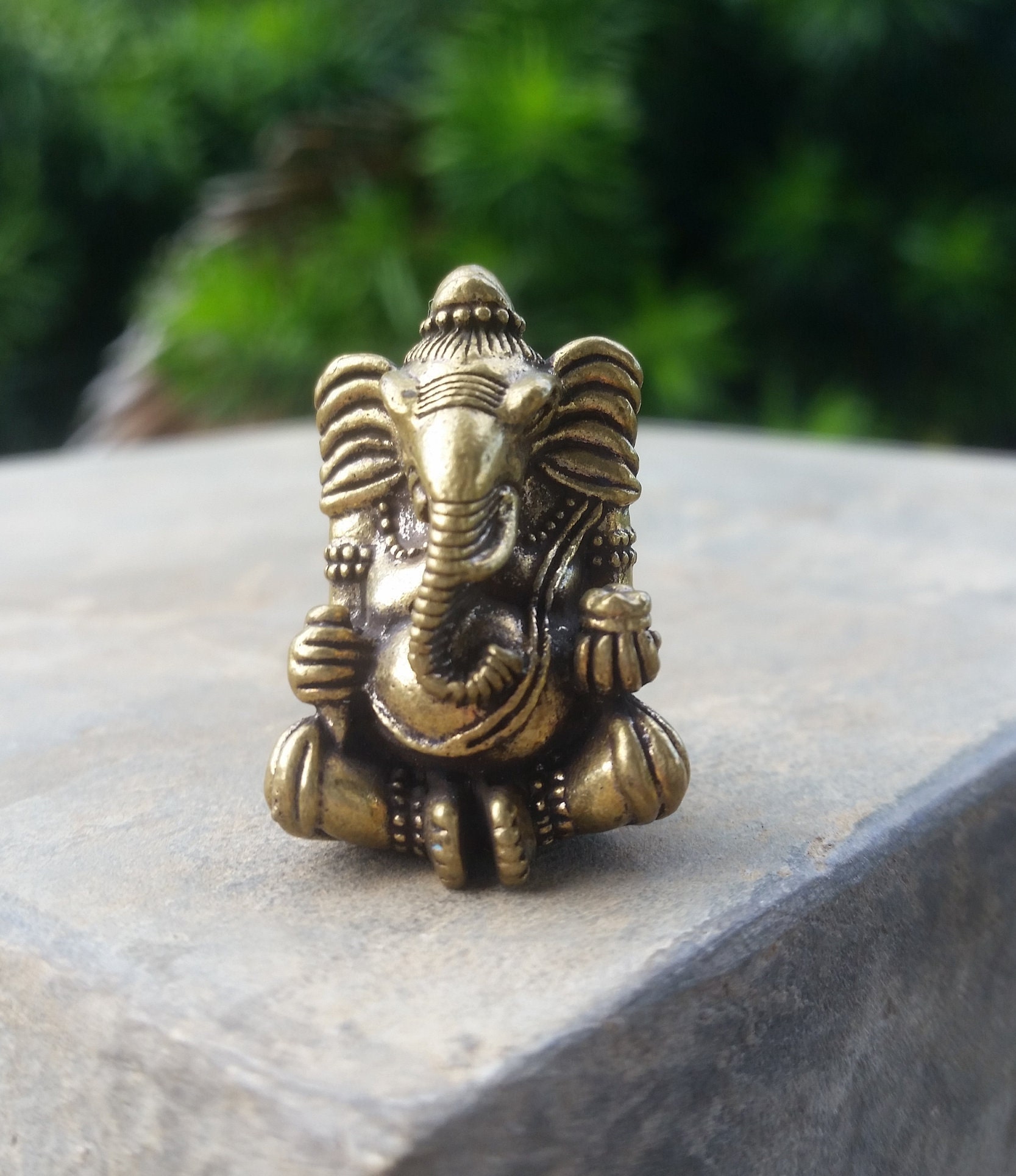 Small Statue Ganesh Brass Statue Altar