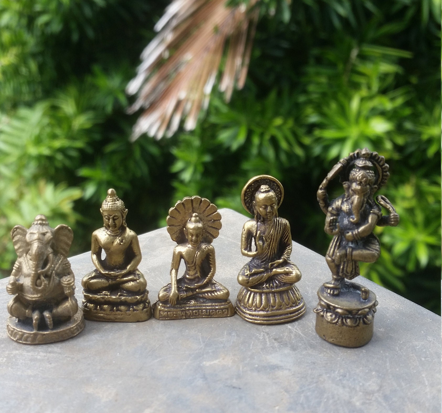 Buddha Statue miniature Pocket statue Buddha Buddha Etsy