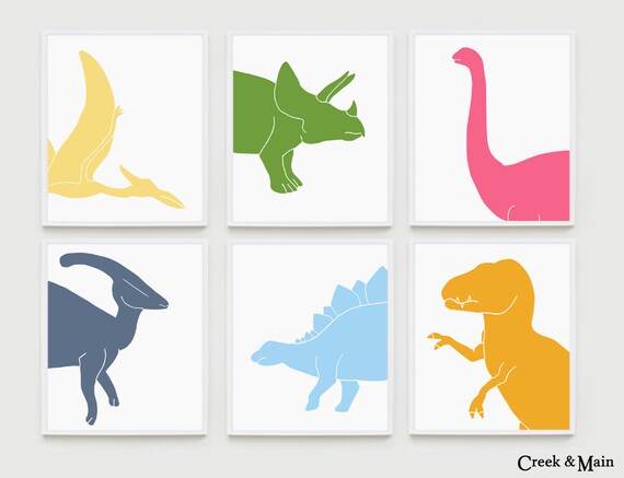 Dinosaur Decor Dinosaur Nursery Art Dinosaur Bedroom Dinosaur Decor Dinosaur Nursery Decor Dinos Dinosaur Wall Art Kids Bedroom Art