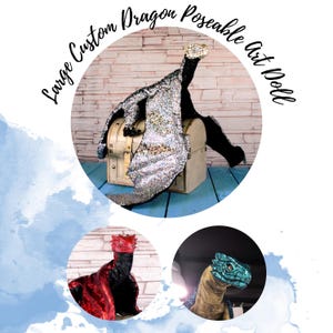 Custom Poseable Large Dragon Art Doll