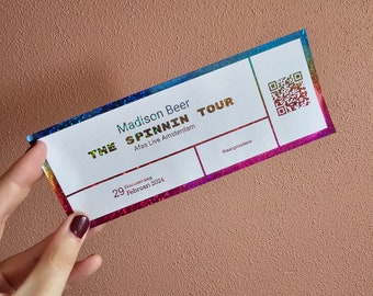 Madison Beer - concert collectors ticket - The Spinnin Tour