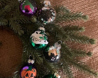 Mini Halloween Ornaments