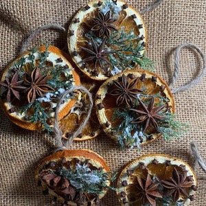 Clove and Anise Orange Slice Ornaments