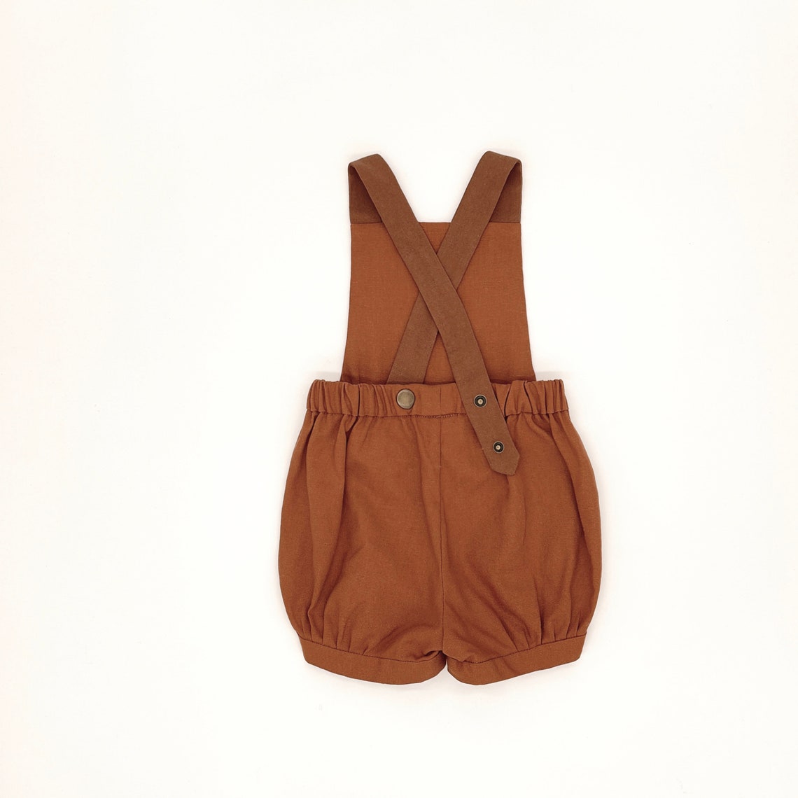 Burnt Orange Linen Overalls / Rust Occasion Coveralls / Etsy