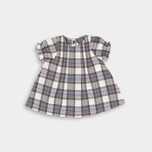 Heirloom-Quality Linen Plaid Dress: A Timeless Addition to Your Baby's Wardrobe