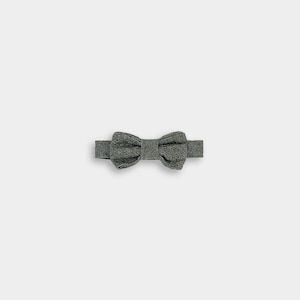 Olive Green Linen Kids Bow Tie / Ring Bearer Bow Tie / Cake Smash Bow Tie / Toddler Party Bow Tie / Events Infant Bow Tie / Baby Pic Bow Tie