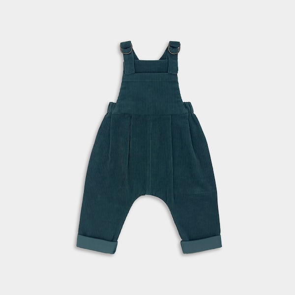 Sparren corduroy overall / groenblijvende slimme jumpsuit / baby winter playsuit / dikke koorden overall / traditionele jongens tuinbroek / herfst slabbetjes