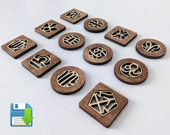 Zodiac Coasters