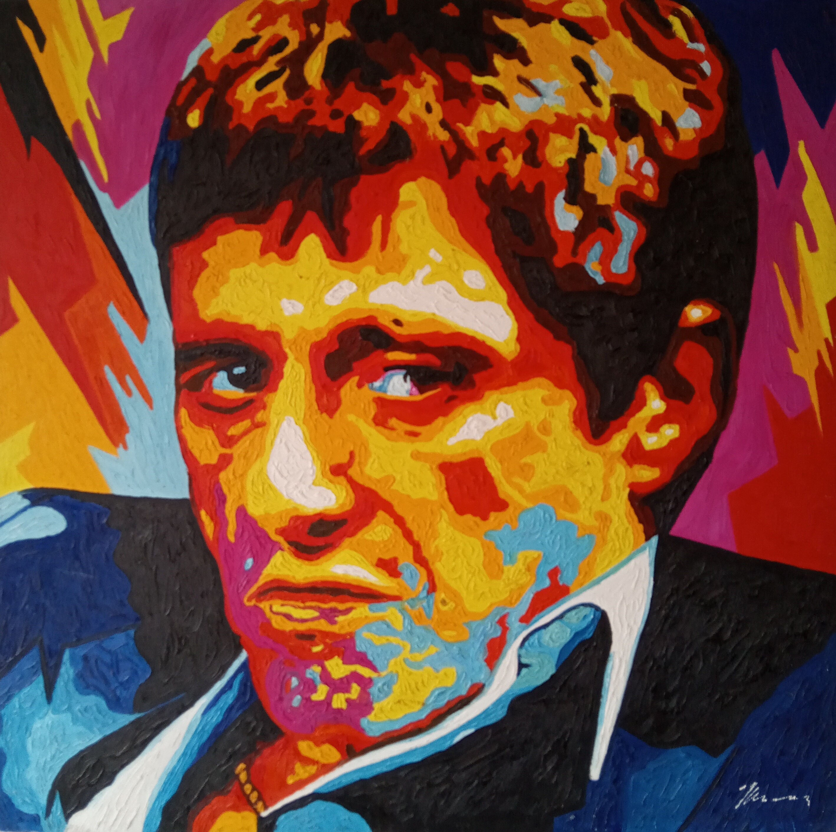 Al Pacino as Tony Montana, Scarface Neo Pop Art | Morgan Guiraud | Artiste Montpellier