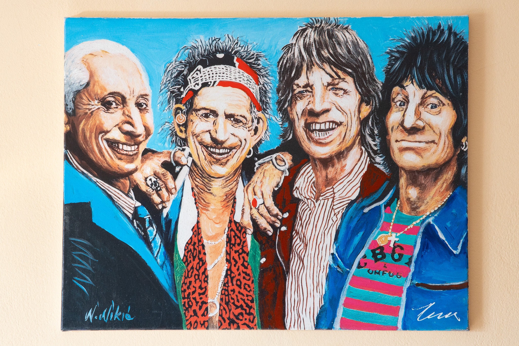 Ronnie Wood Art - Etsy