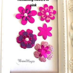 Schöne Lederblumen aus weichem metallischen oder normalen Leder (71 Farben zur Wahl), Applikation für die Taschen