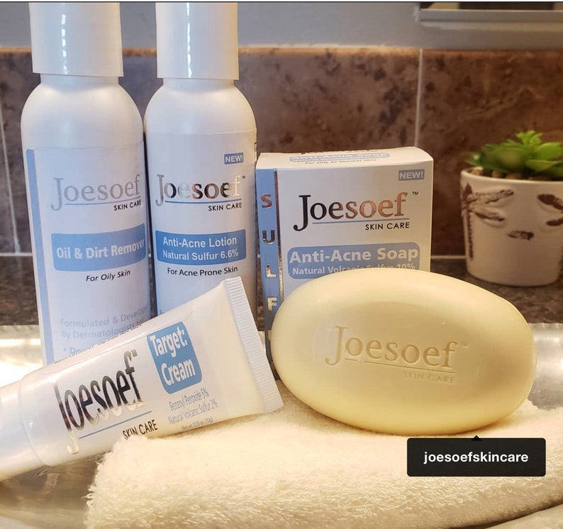 Sulfur Acne Treatment Joesoef Skin Care Sulfur Acne Etsy