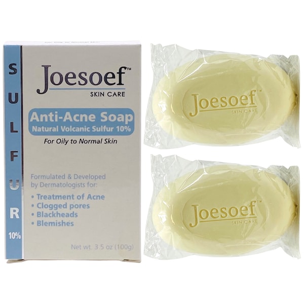 Sulfur Soap | Joesoef Skin Care Natural Volcanic Sulfur Soap 2 pack Special FREE Priority Shipping