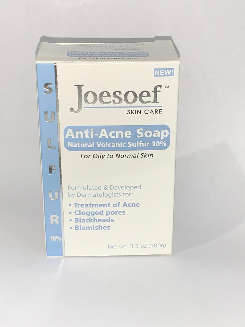 Sulfur Soap Acne 4 Pack Joesoef Skin Care Sulfur Soap with Etsy