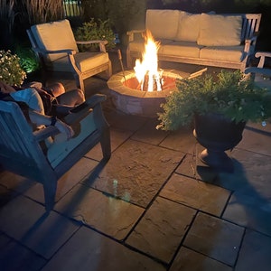 Ultimate Campfire ORIGINAL Vertical Fire Pit Grate LOW smoke, BIG flames. Patio, Kiva, Chiminea, Beach. See the fire, not the grate image 9