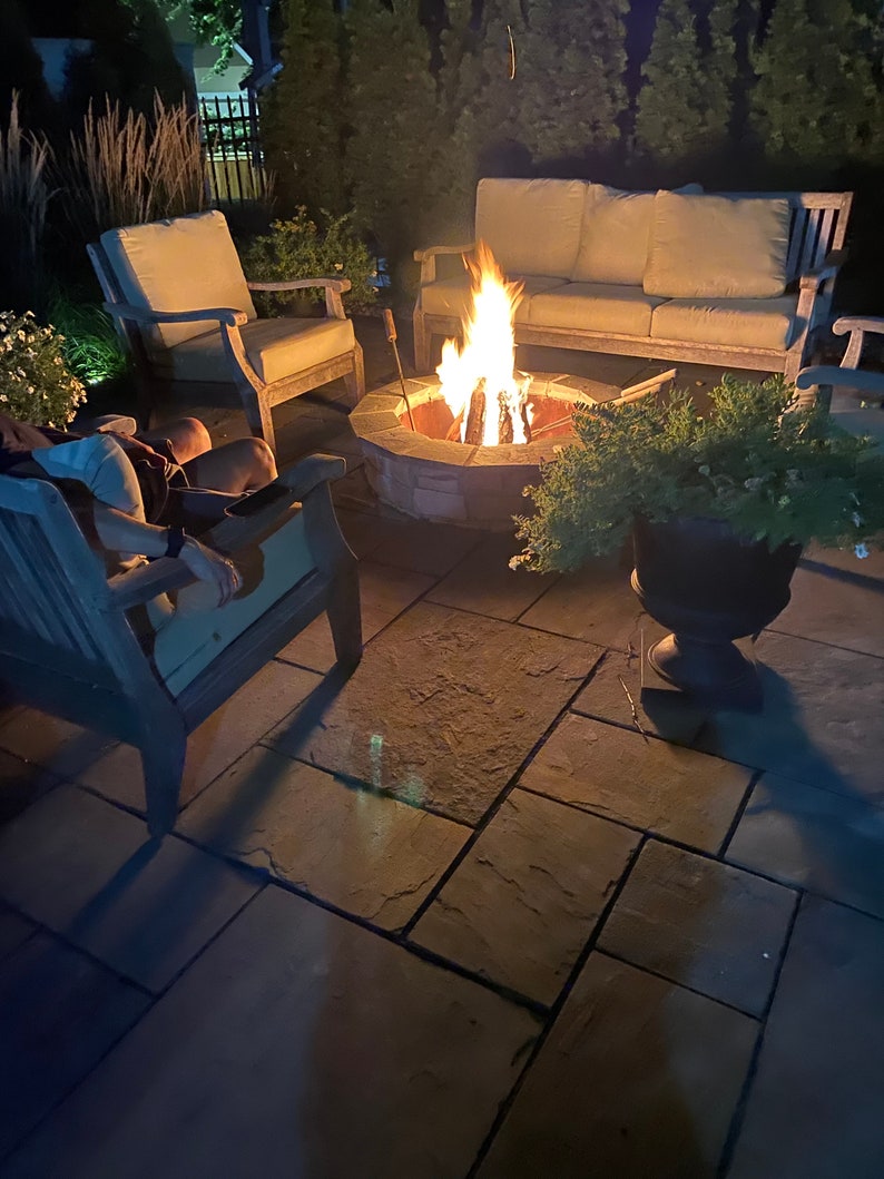 Ultimate Campfire ORIGINAL Vertical Fire Pit Grate LOW smoke, BIG flames. Patio, Kiva, Chiminea, Beach. See the fire, not the grate image 9