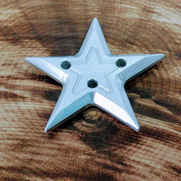 Vega, Star buttons, Star aluminum, aluminum star, knitting, crochet, sewing, button hat, bag button button button