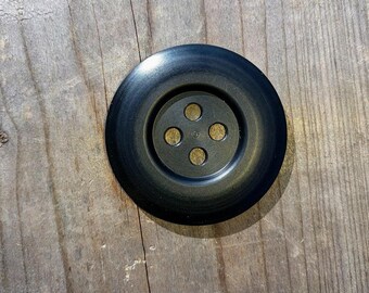 button acetal plastic button, 5 cm, black button, knit, button sewing button hook, curtain, purse ornament ornament