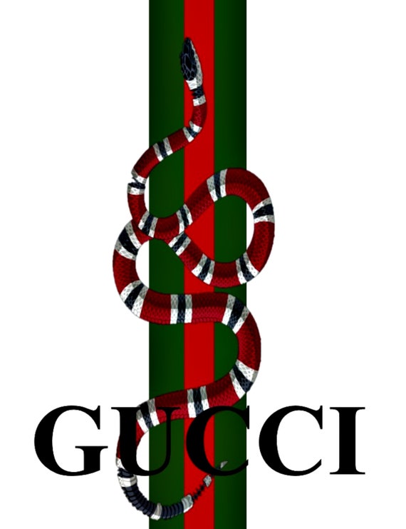 gucci snake painting