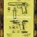 1911 Automatic Hand Gun Patent Art, Vintage Patent Print, Digital Print, Home Decor, Office ...
