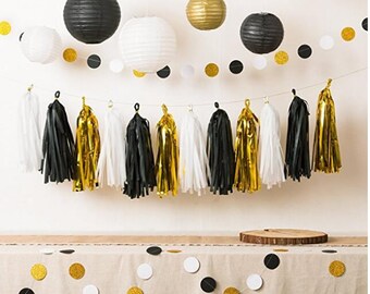 black and gold party