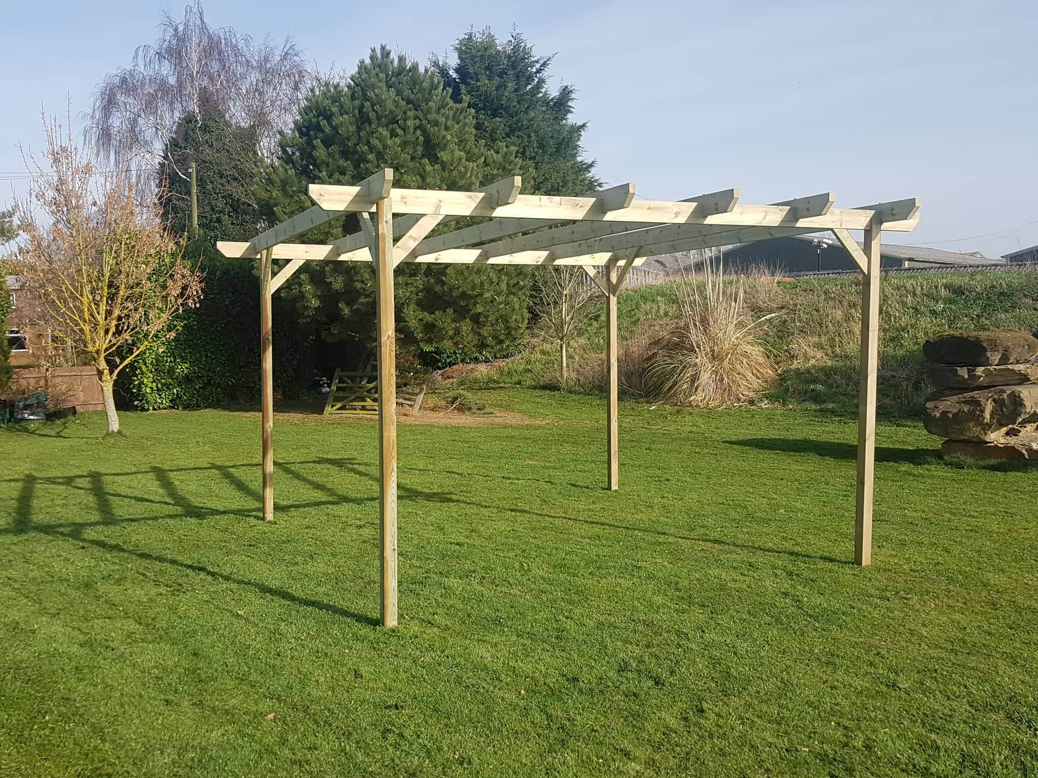 Wooden Garden Pergola Kit Exclusive Pergola Range Etsy UK