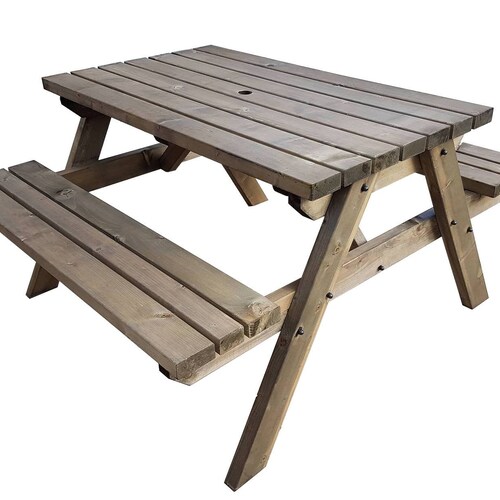 wooden-pub-style-bench-traditional-garden-picnic-table-and-etsy-uk