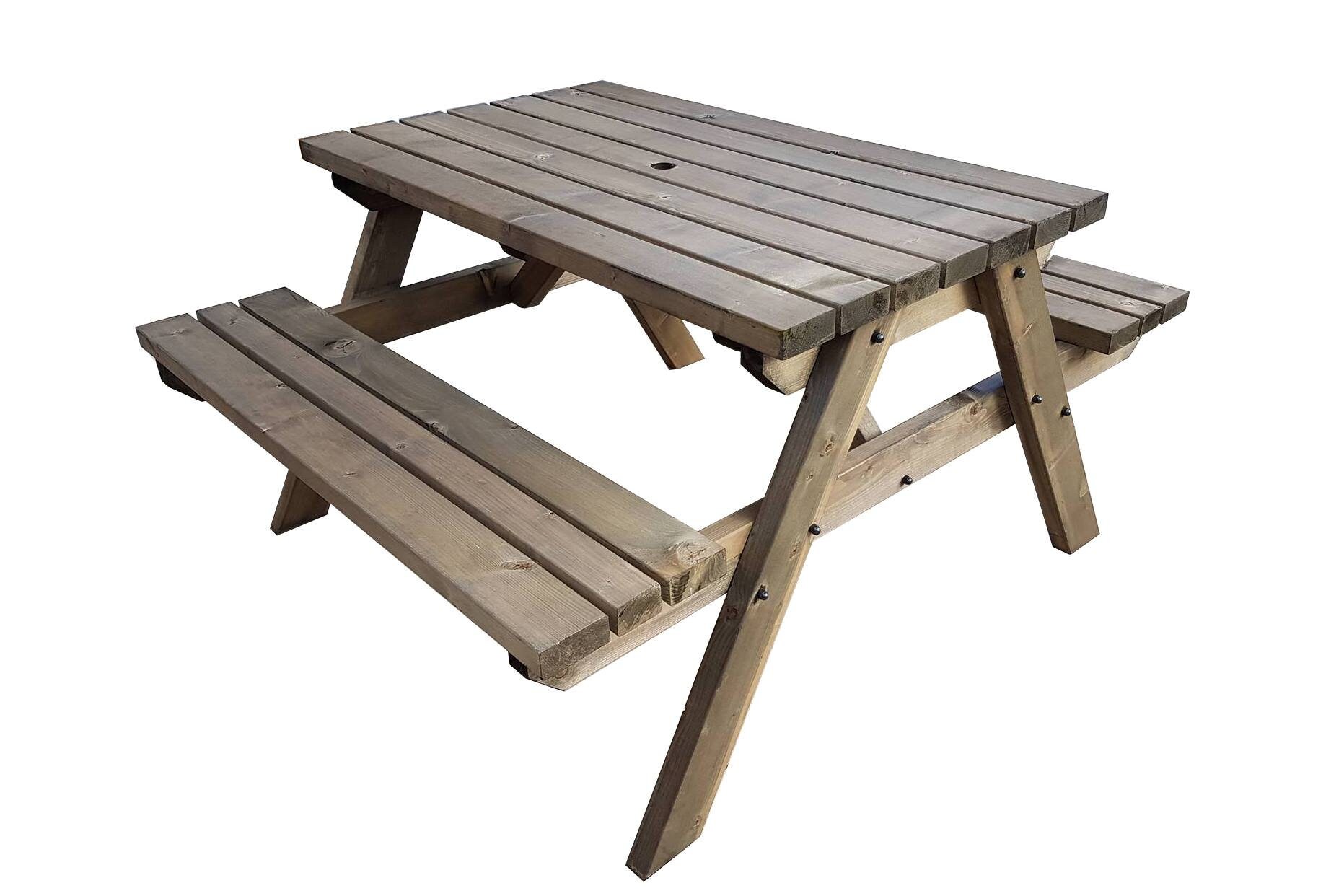 Wooden Pub Style Bench Traditional Garden Picnic Table and Etsy UK