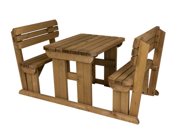 Picnic table with benches with backs sale