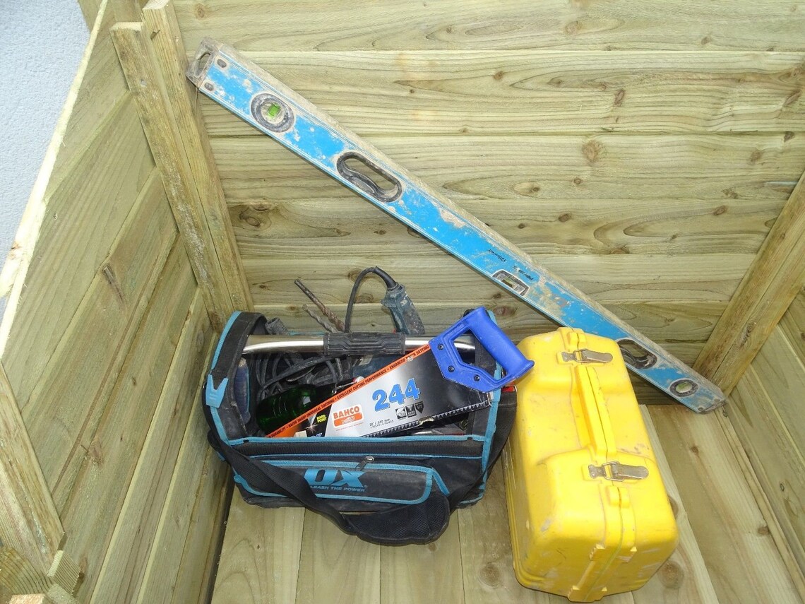 Wooden Tool/firewood Storage Chest Etsy UK